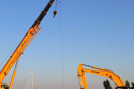 邓州彭桥750吨吊车出租,22米高空车租用